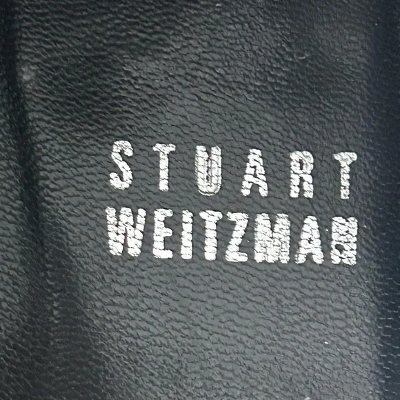 Stuart Weitzman Vintage Maroon Patent Leather Heels Size 8 - Picture 9 of 10